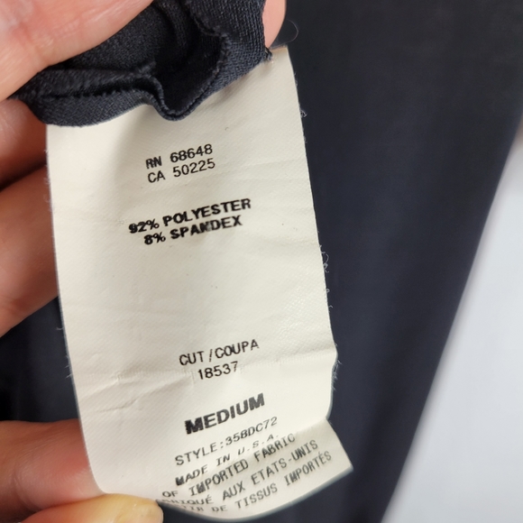 A.B.S Allen Shwartz Ruched Knotted Front V Neck Kimono Sleeve Sheath Dress - Picture 9 of 9